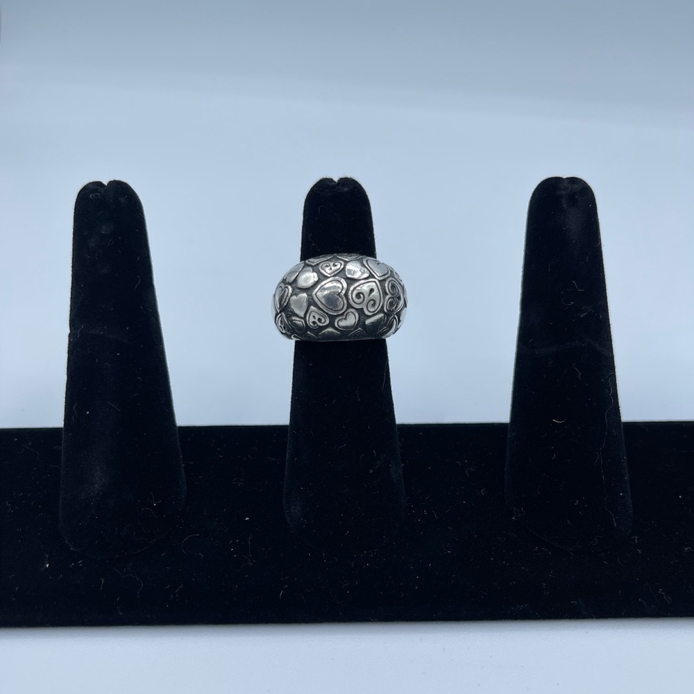Brighton Dome Heart Ring 5.5 - Picture 6 of 8